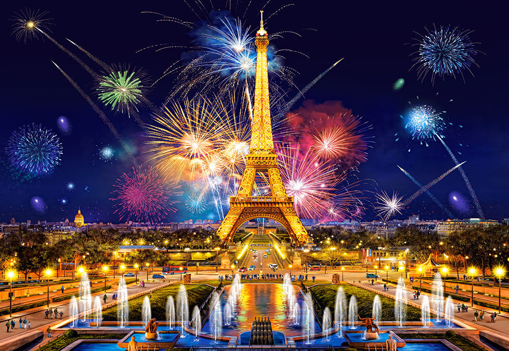 Castorland Glamour of the Night, Paris 1000 Piece Jigsaw Puzzle