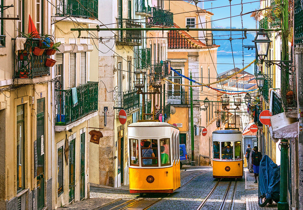 Castorland Lisbon Trams, Portugal 1000 Piece Jigsaw Puzzle