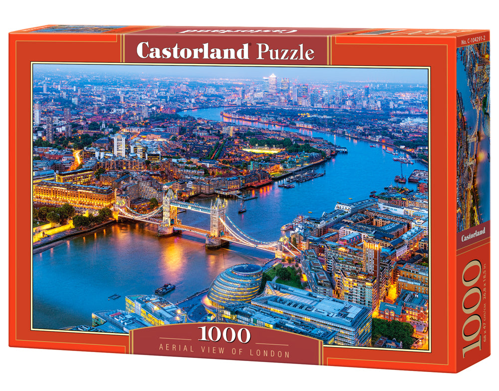 Castorland Aerial View of London 1000 Piece Jigsaw Puzzle