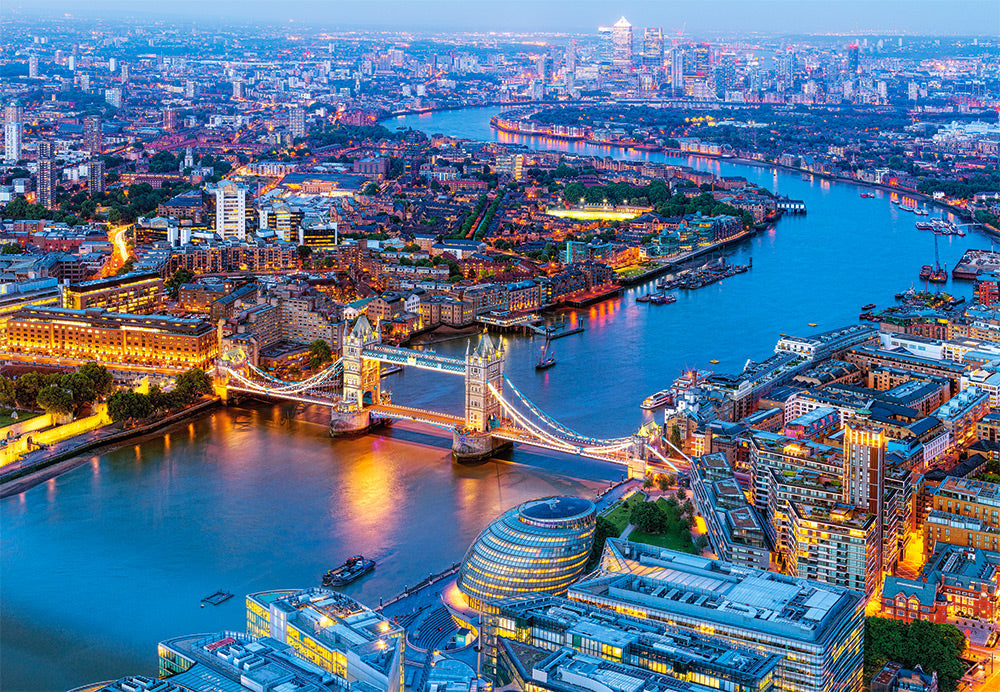 Castorland Aerial View of London 1000 Piece Jigsaw Puzzle