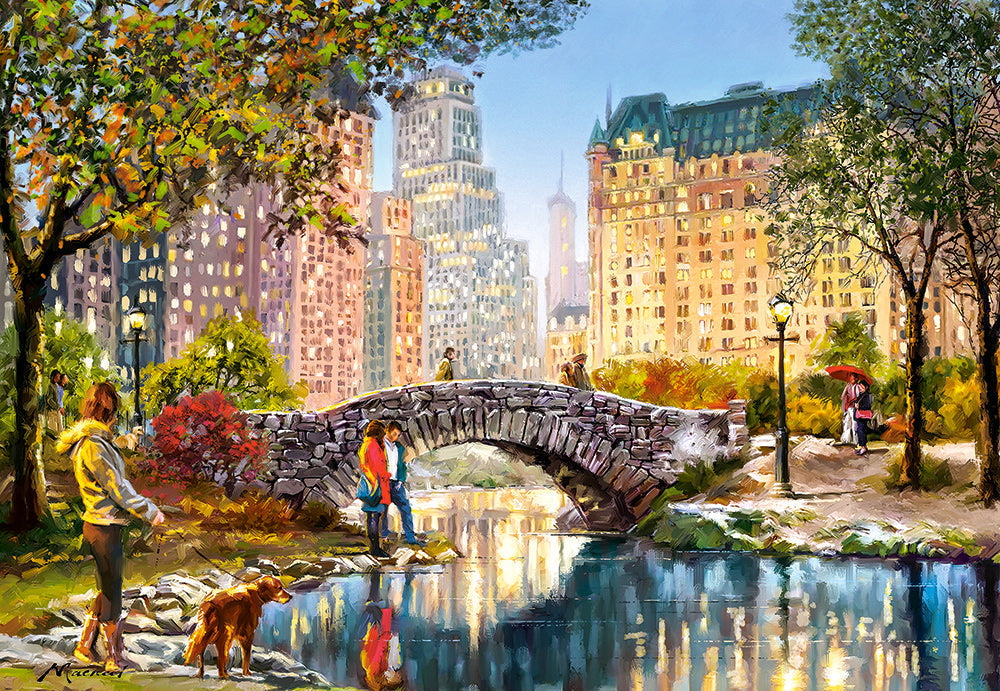 Castorland Evening Walk Through Central Park 1000 Piece Jigsaw Puzzle