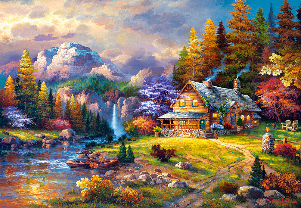 Castorland Mountain Hideaway 1500 Piece Jigsaw Puzzle