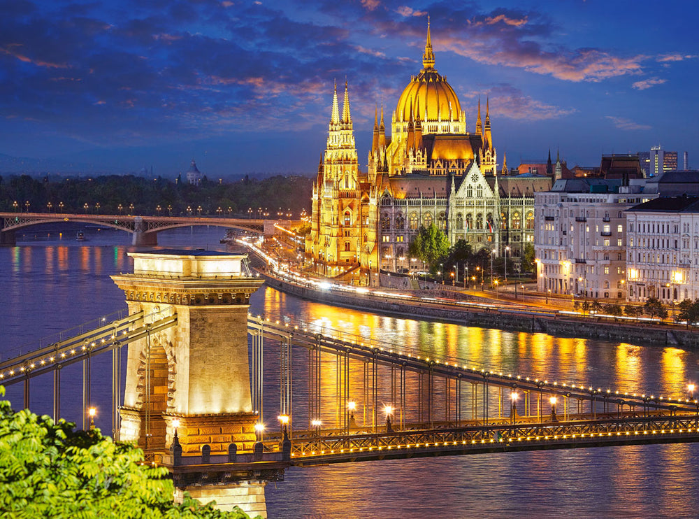 Castorland Budapest View at Dusk 2000 Piece Jigsaw Puzzle
