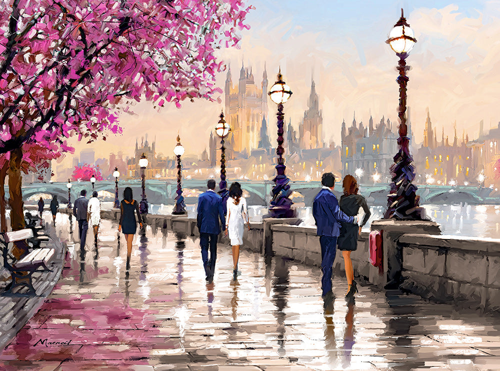 Castorland Along the River 2000 Piece Jigsaw Puzzle