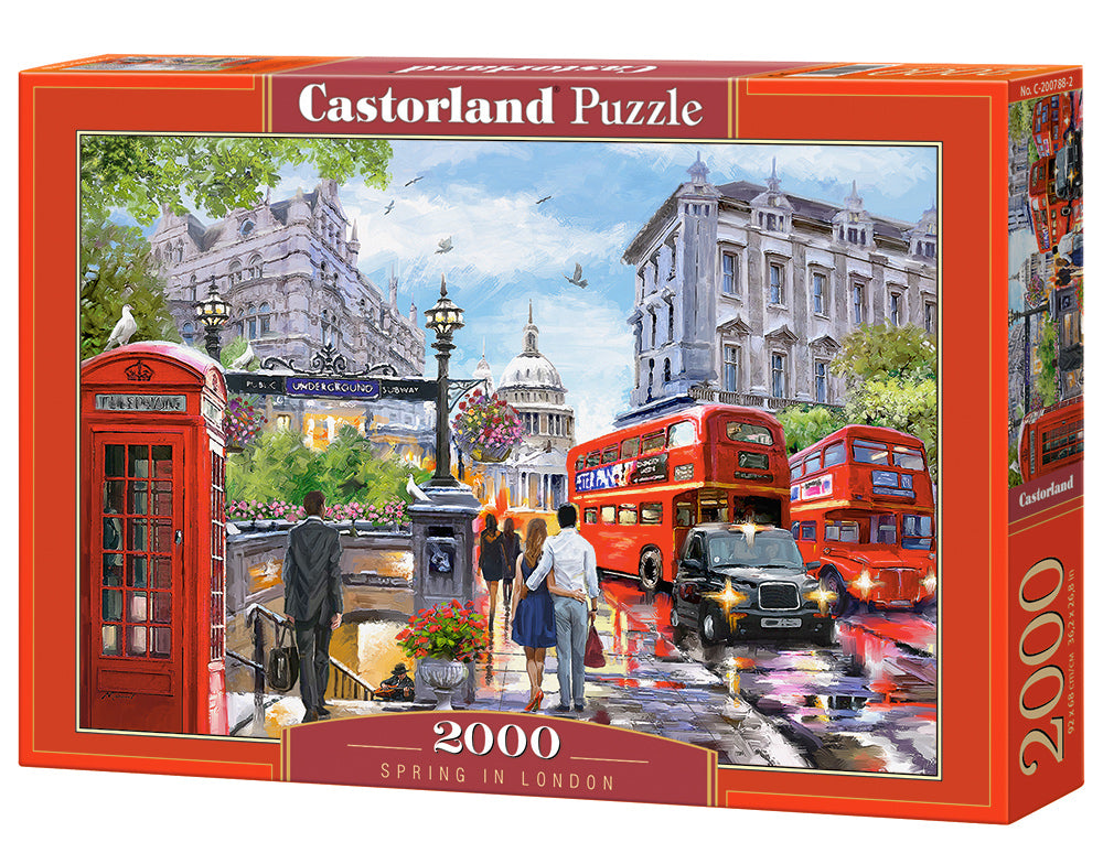 Castorland Spring in London 2000 Piece Jigsaw Puzzle