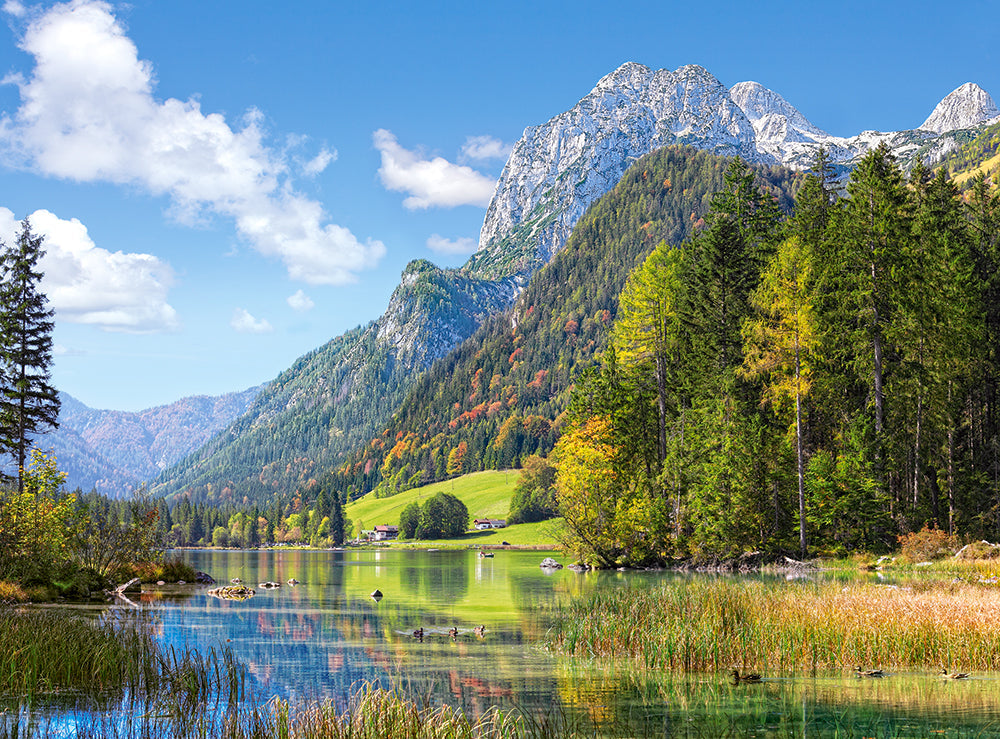 Castorland Mountain Refuge in the Alps 2000 Piece Jigsaw Puzzle