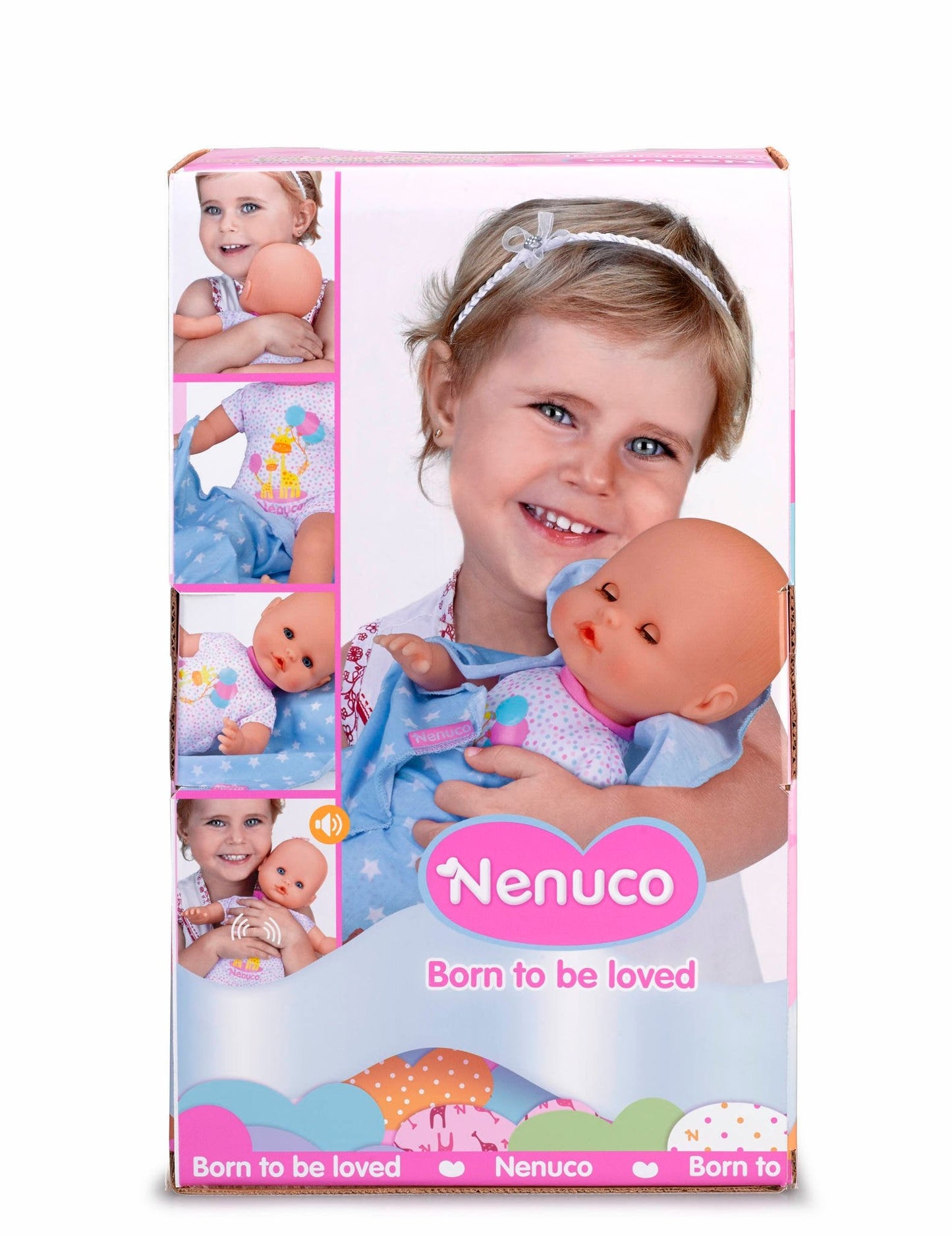 Nenuco Soft Baby Doll with Rattle Bottle