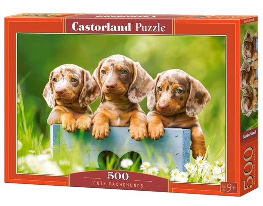 Castorland Cute Dachshunds 500 Piece Jigsaw Puzzle