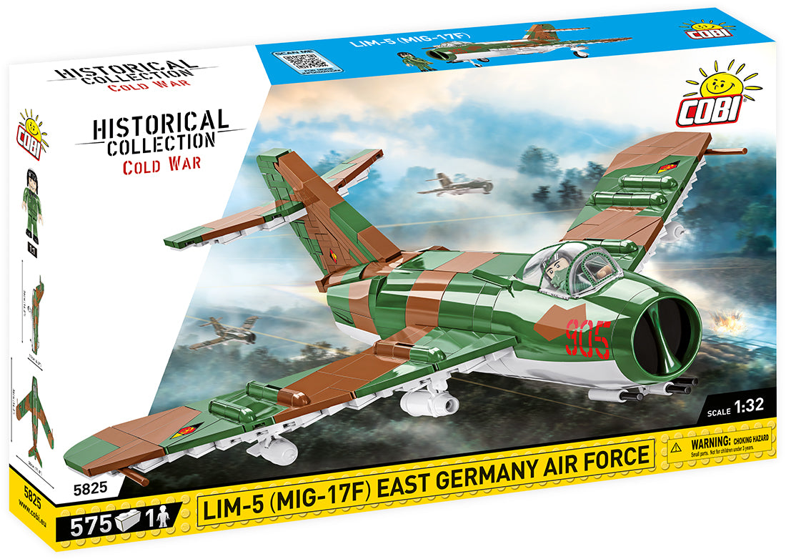 COBI Historical Collection Cold War LIM-5 (MIG-17F) East Germany Air Force Plane