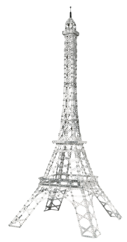 Eitech Landmark Series Deluxe Eiffel Tower with 6 Meter White Light Rope Bundle