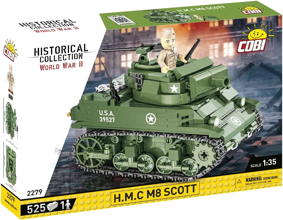 COBI Historical Collection World War II H.M.C M8 SCOTT Tank
