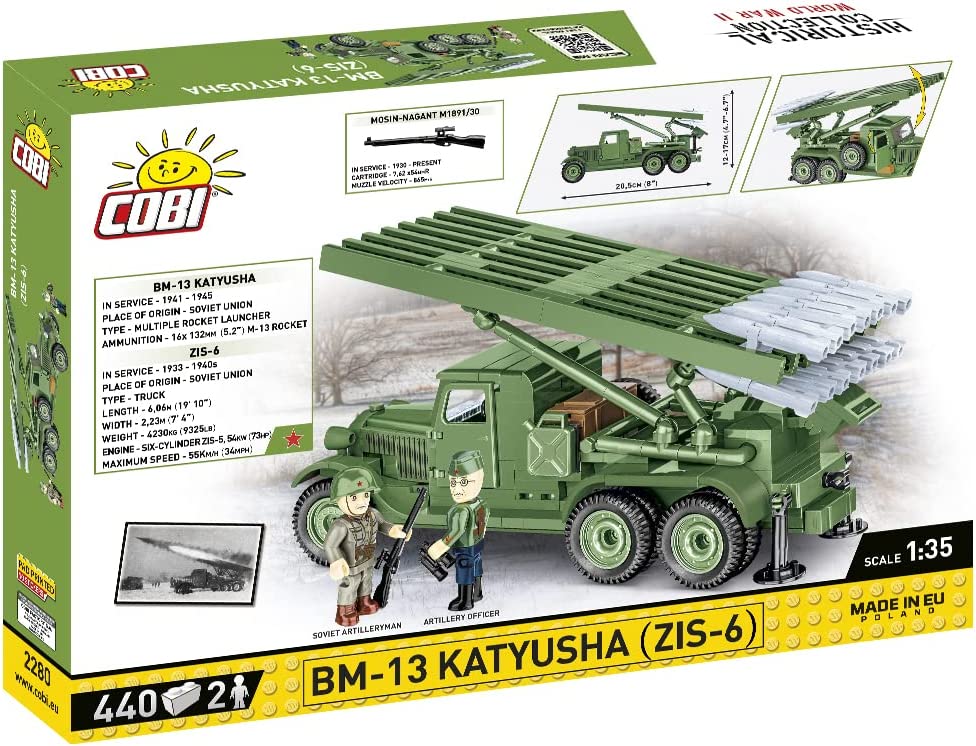 COBI Historical Collection WWII BM-13 Katyusha (ZIS-6)