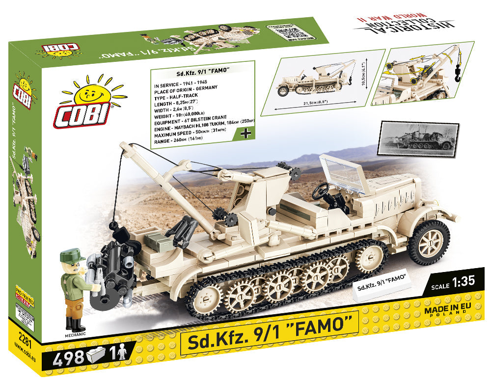 COBI Historical Collection WWII Sd.Kfz. 9/1 "FAMO" Vehicle