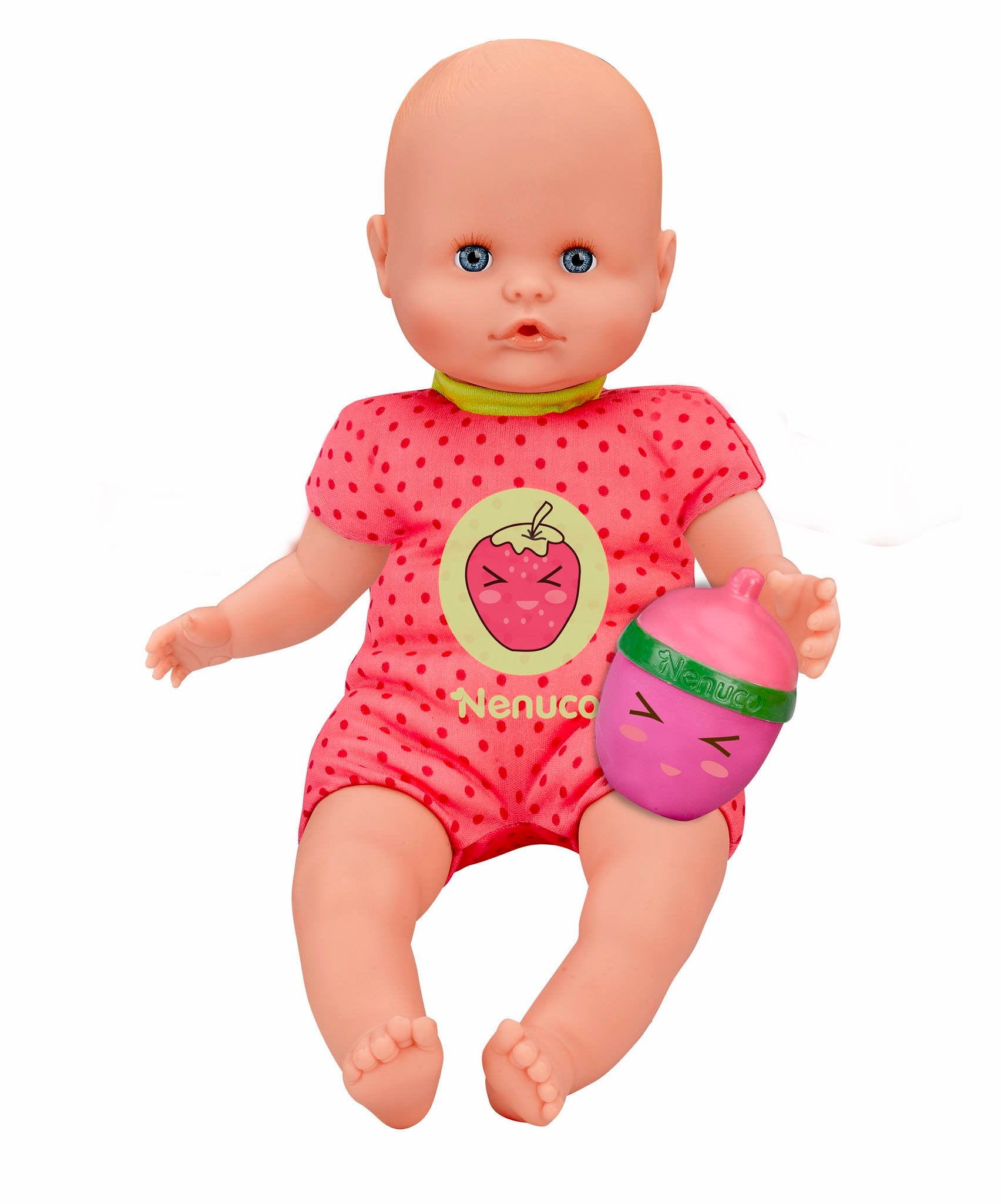 Nenuco - Soft Baby Doll with Rattle Bottle, Colorful Outfits, 35 cm – K Ltd.