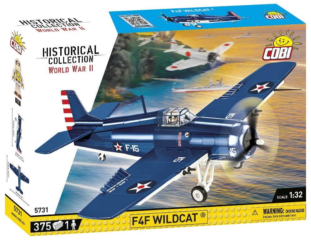 COBI Historical Collection World War II F4F WILDCAT Plane