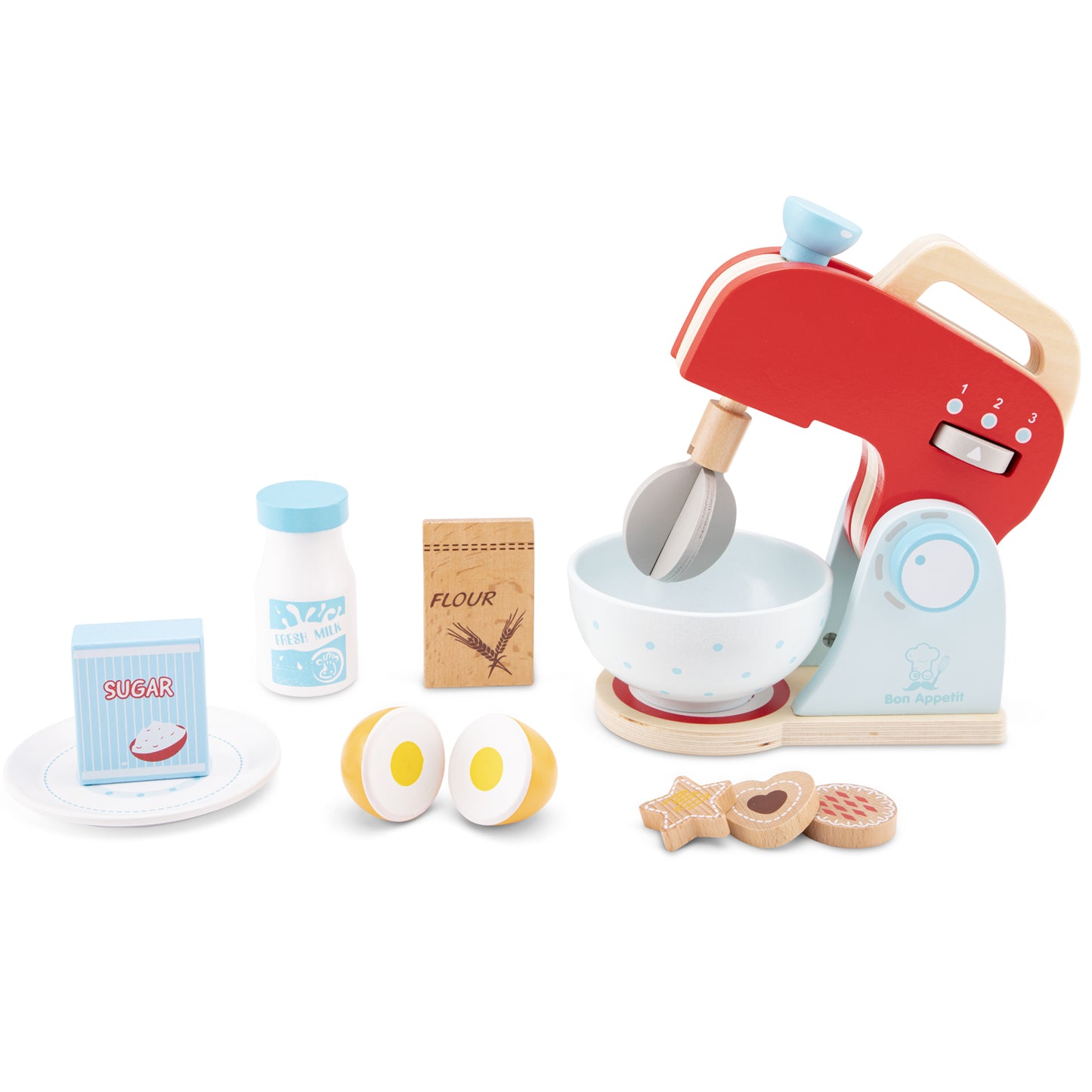 New Classic Toys Mixer Set Red