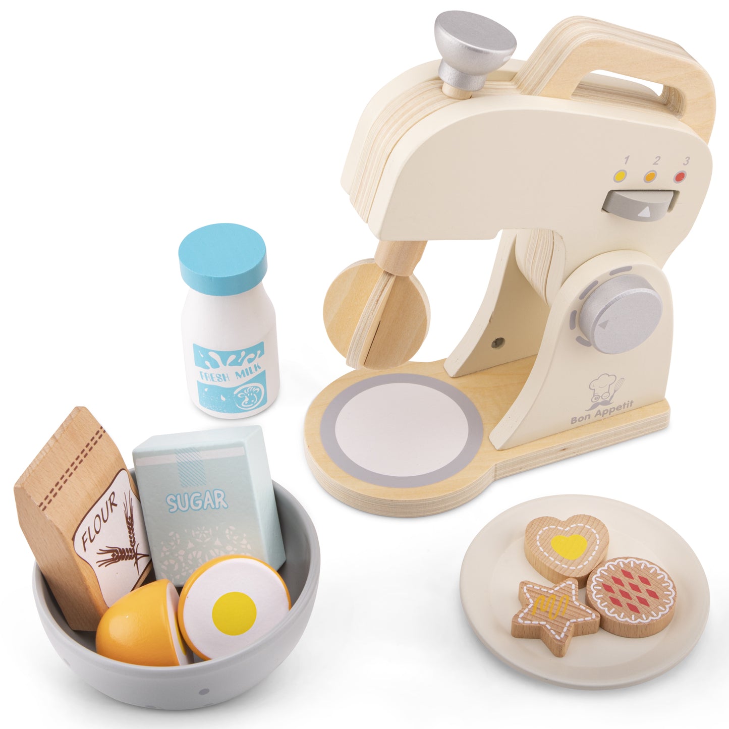 New Classic Toys Mixer Set Off-White