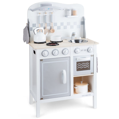 New Classic Toys Kitchenette Bon Appetit DeLuxe, White/Silver