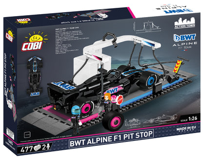 COBI BWT Alpine F1 Pit Stop, 477 Pieces