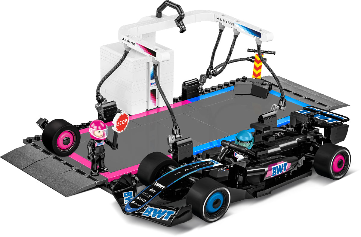 COBI BWT Alpine F1 Pit Stop, 477 Pieces