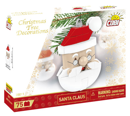 COBI Santa Claus Ornament Building Set, 75 Pieces
