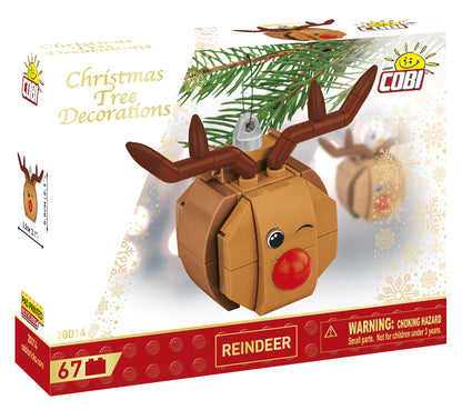 COBI Reindeer Ornament Building Set, 67 Pieces