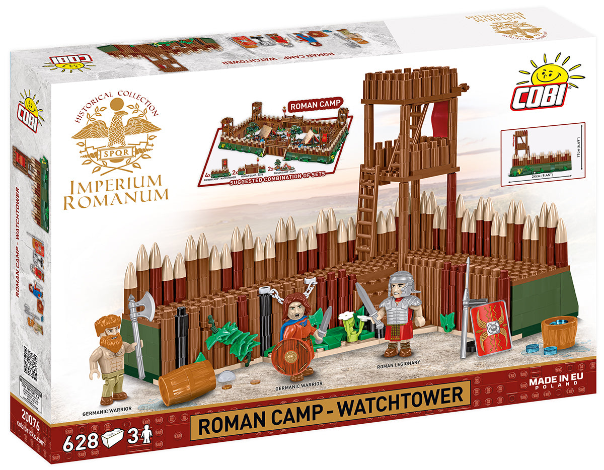 COBI Imperium Romanum Watchtower Building Set, 628 Pieces