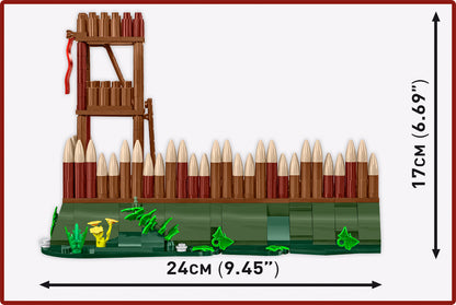 COBI Imperium Romanum Watchtower Building Set, 628 Pieces