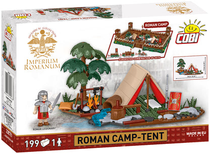 COBI Imperium Romanum Roman Camp - Tent Building Set, 198 Pieces