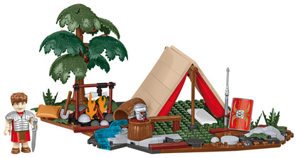 COBI Imperium Romanum Roman Camp - Tent Building Set, 198 Pieces