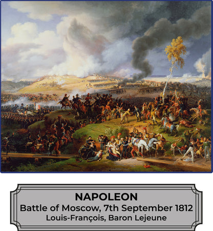 COBI Napoleonic Wars Napoleon - Battle of Moscow Building Set, 145 Pieces