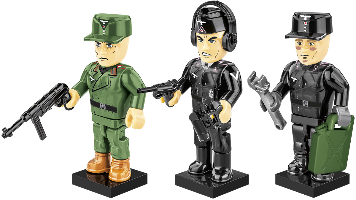 COBI Historical Collection WWII German Tank Crew Figures