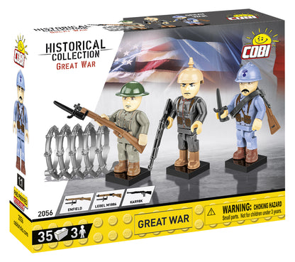 COBI Historical Collection Great War, 3 Figures & Accessories