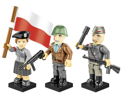 COBI Historical Collection WWII Warsaw Uprising 1944 Figures