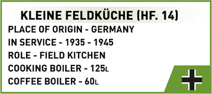 COBI Historical Collection World War II Sd.Kfz.10 & Field Kitchen EXECUTIVE EDITION