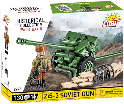 COBI Historical Collection: World War II ZiS-3 SOVIET GUN