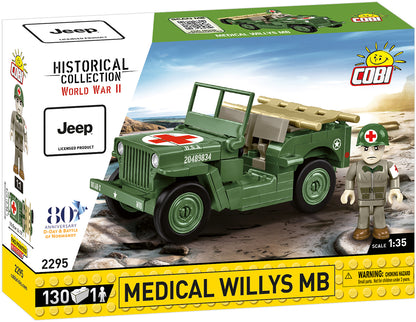 COBI Historical Collection WWII JEEP Willys MB Medical Vehicle