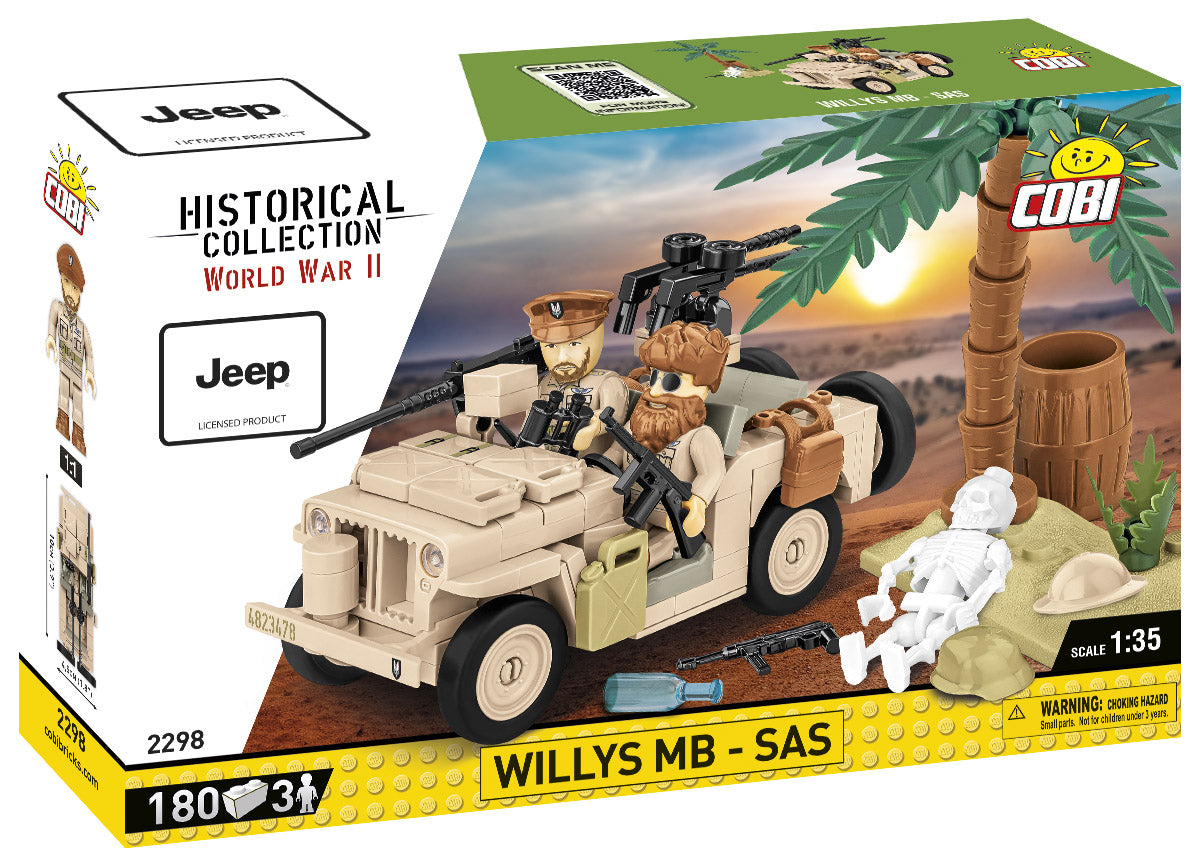 COBI Historical Collection JEEP Willys MB - SAS Vehicle