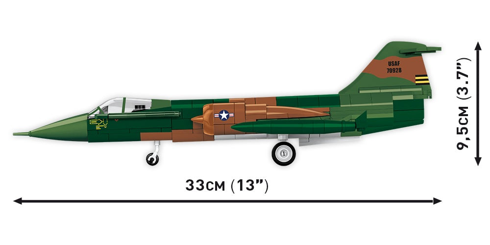 COBI Historical Collection Vietnam War Lockheed F-104 STARFIGHTER, 438 Pieces