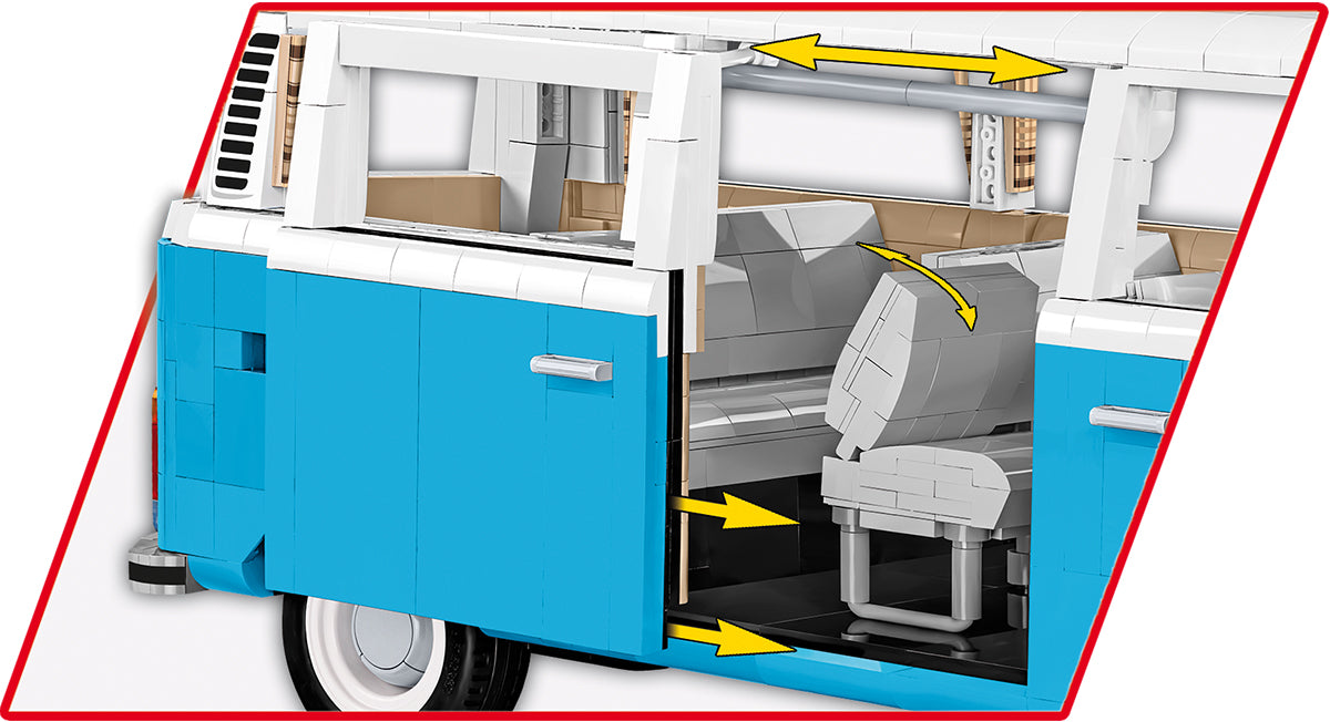 COBI 1:12 Scale Volkswagen Transporter T2B Bus