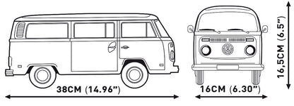 COBI 1:12 Scale Volkswagen Transporter T2B Bus