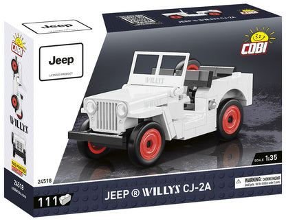 COBI JEEP Willys CJ-2A (White)