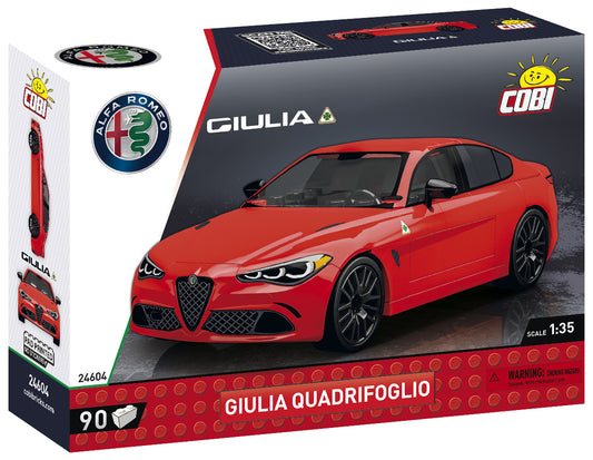 COBI Alfa Romeo Giulia Quadrifoglio Vehicle, Red