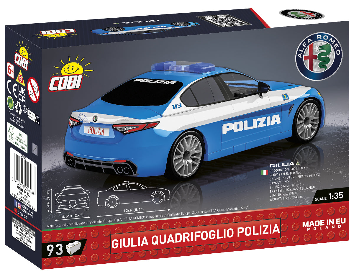 COBI Alfa Romeo Gulia Quadrifoglio Polizia Vehicle