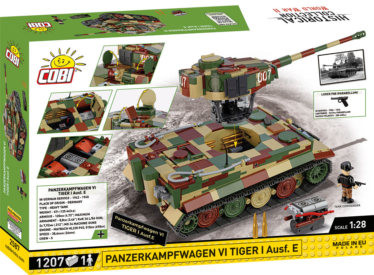 COBI Historical Collection WWII Panzerkampfwagen VI TIGER I Ausf. E - EXECUTIVE EDITION