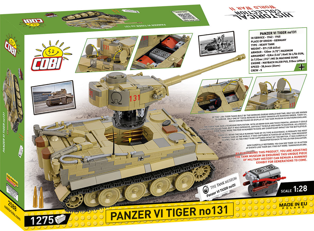 COBI Historical Collection WWII Panzer VI Tiger "131"