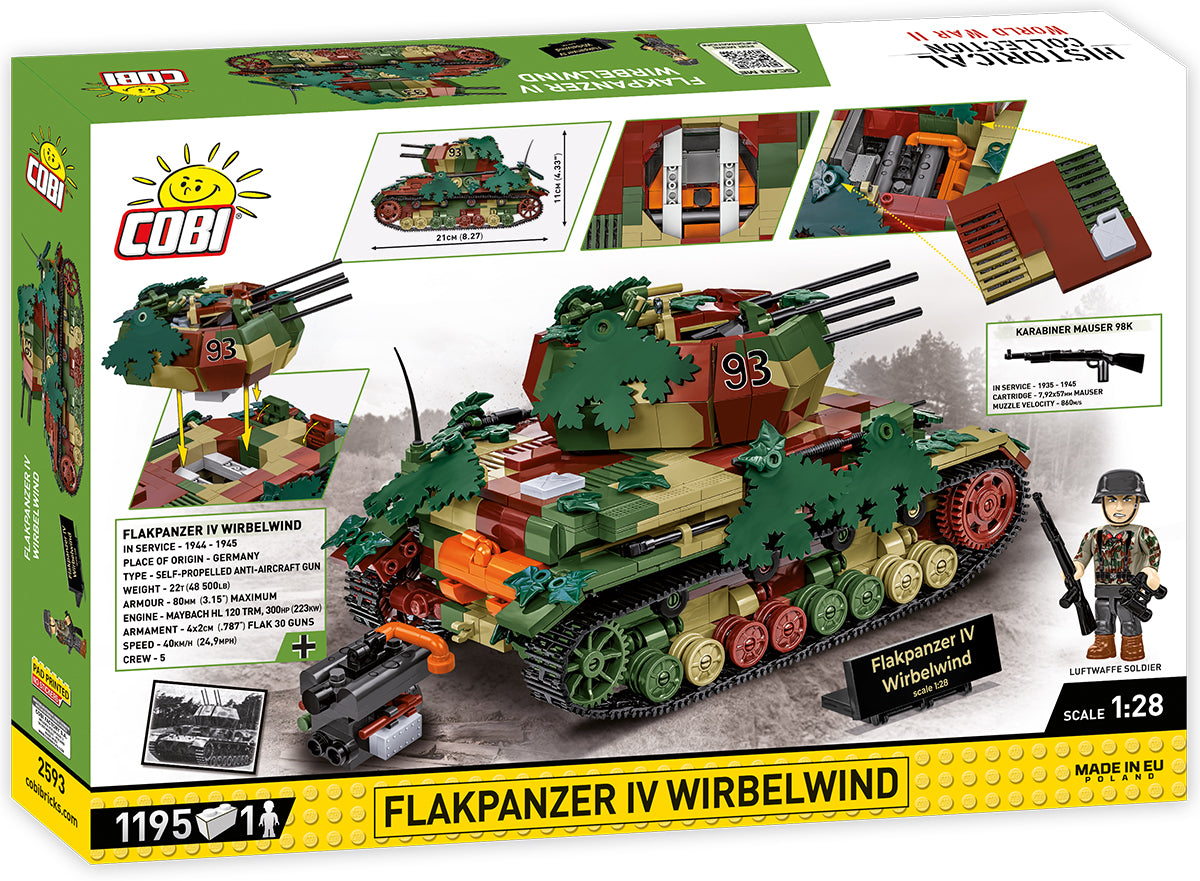 COBI Historical Collection WWII Flakpanzer IV Wirbelwind - EXECUTIVE EDITION