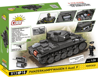 COBI Historical Collection WWII PANZERKAMPFWAGEN II Ausf. F Tank