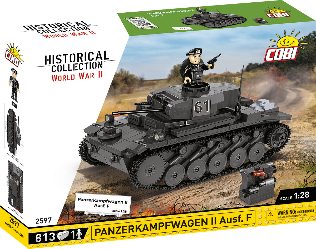 COBI Historical Collection WWII PANZERKAMPFWAGEN II Ausf. F Tank