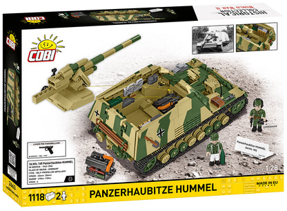 COBI Historical Collection WWII Panzerhaubitze Hummel Building Set, 1118 Pieces
